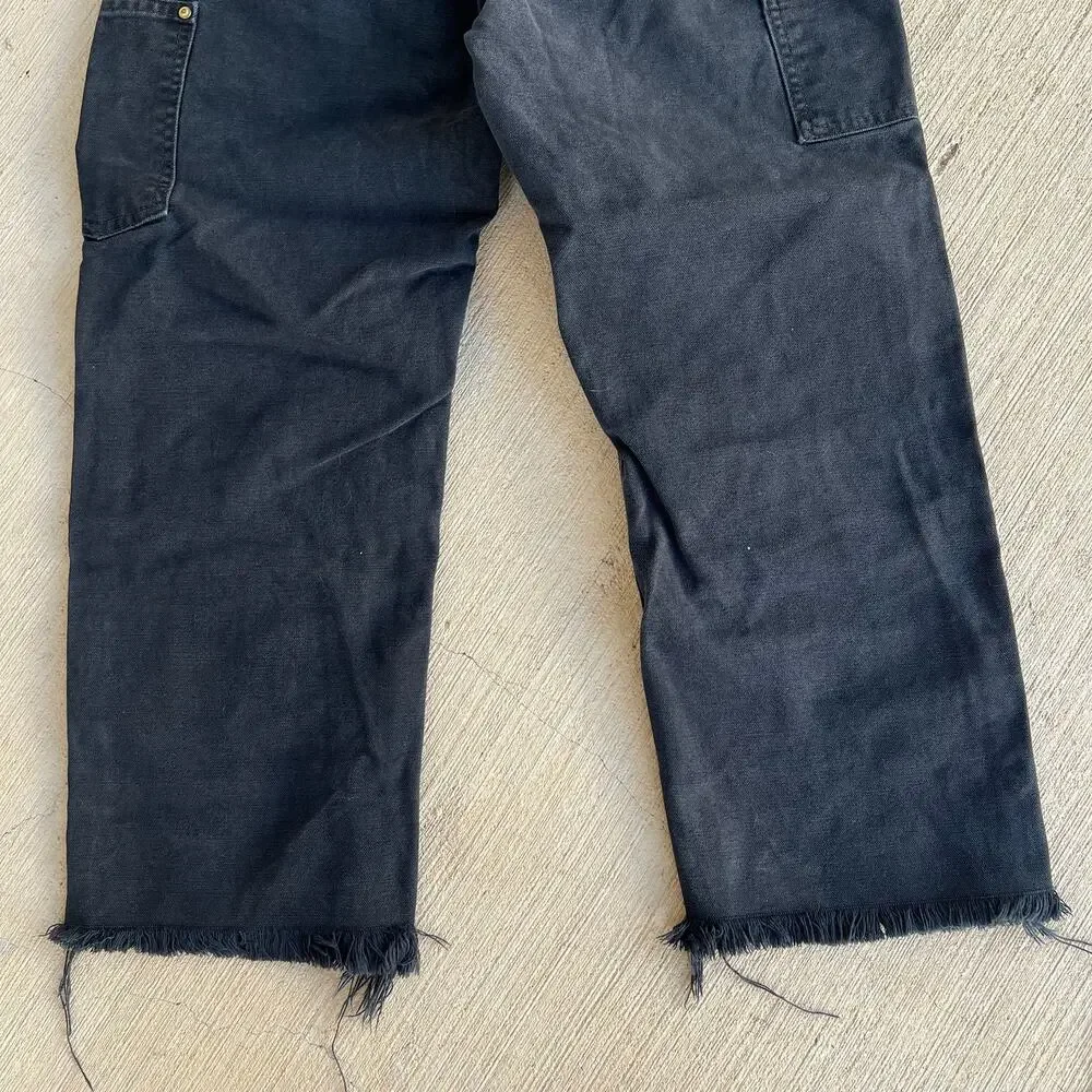 Carhartt B01 BLK black double knee work wear carpenter pants